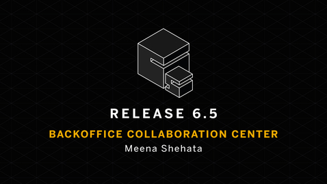 Thumbnail for entry Backoffice Collaboration Center - SAP Hybris Commerce Release 6.5