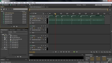 Trimming Splitting And Nudging Clips Adobe Audition Cs6 Video