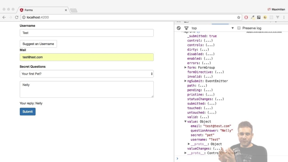 Td Grouping Form Controls Angular 8 The Complete Guide Video