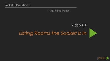 Listing Rooms The Socket Is In Socket Io Solutions Video