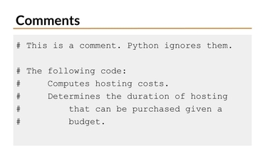 Comments Python For Beginners Learn Python Programming Python