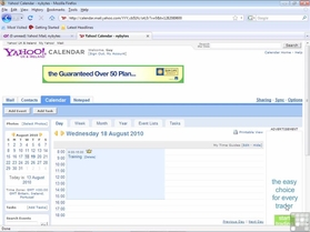 sharing your yahoo calendar with