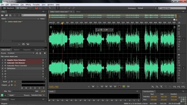 Noise Reduction Restoration Rack Effects Adobe Audition Cs6 Video
