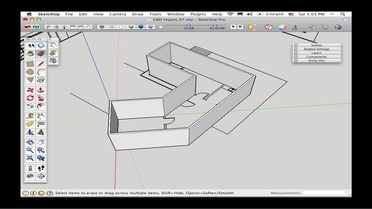 cad plan to create sketchup elements
