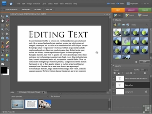 Editing Your Text Adobe Photoshop Elements 7 Video