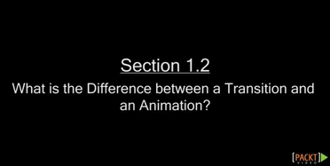 What Is The Difference Between A Transition And An Animation Html5 Animation And Transition Video