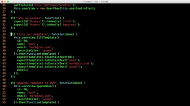 Jasmine Jquery Fixtures And The Dom Javascript Unit Testing Video