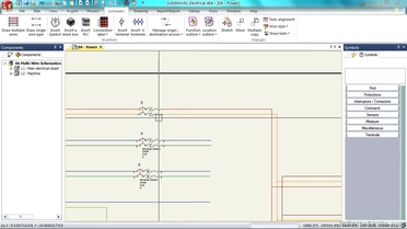 Referencing Single Line Diagram Symbols Solidworks