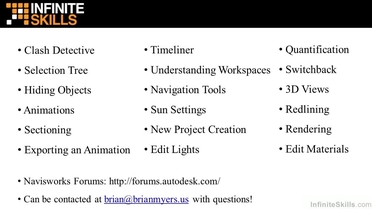 Conclusion Learning Autodesk Navisworks 2015 Video