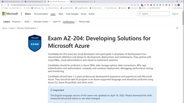 AZ-204 Testing Engine