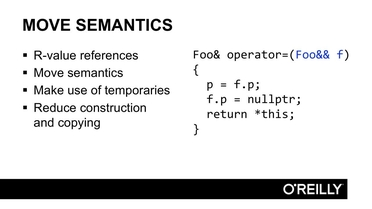 Move Semantics Modern C Design Patterns Video