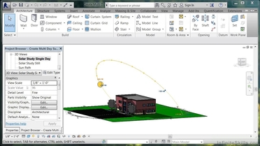 Creating A Multi Day Solar Study Revit Rendering And