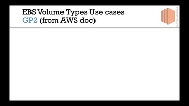 Ebs Volume Types Gp2 Io1 St1 Sc1 Amazon Ec2 Master Class