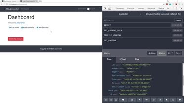 Dashboard Experience Display Delete Mern Stack Front To Back