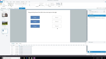 Freeform Drag Drop Questions Create Elearning Courses With Articulate Storyline 360 Or 3 Video