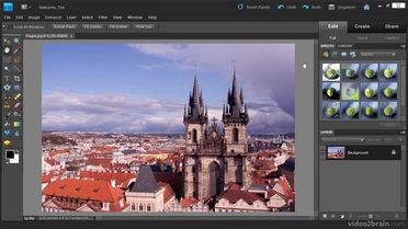 Removing A Color Cast Adobe Photoshop Elements 9 Learn By Video Video