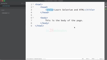 Step 05 Basic Html Tags Paragraph Div Heading H1 To H6 Learn Automation Testing With Java And Selenium Webdriver Video