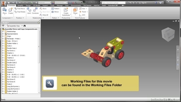 Assembly Mirror And Copy Components Learning Autodesk Inventor