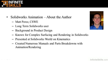 Introduction To Solidworks Animation And About The Author