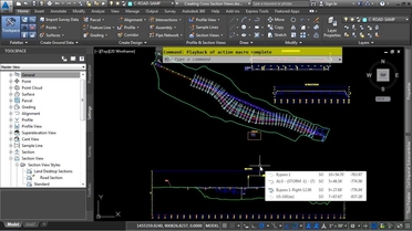 Creating Cross Section Views Learning Autocad Civil 3d 2015 Video