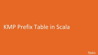 Kmp Prefix Table In Scala Sorting And Searching Algorithms In