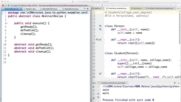 Creating An Abstract Class Java To Python In 100 Easy Steps Video
