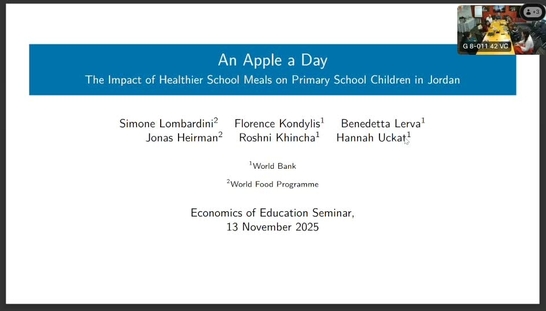 Economics of Education Seminar Series 3
