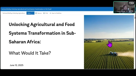Thumbnail for Unlocking Agricultural and Food Systems Transformation in Sub-Saharan Africa