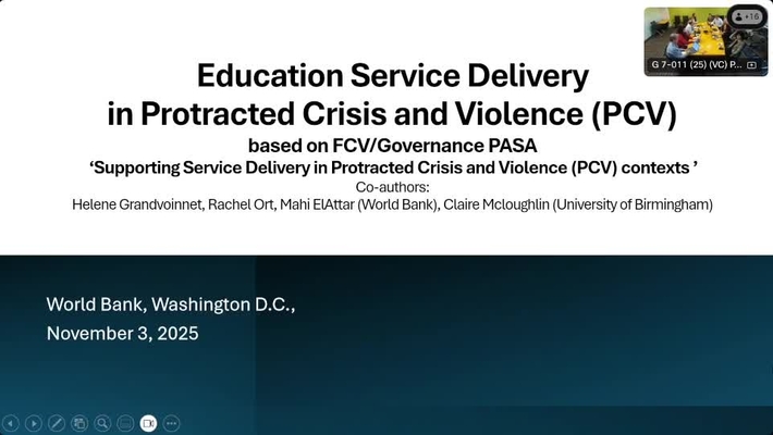 Who Delivers When the State Can't?  Rethinking Service Delivery in FCV Contexts