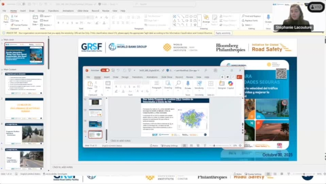 Session 4-Dinamica de la Velocidad Media en Vias Urbanas y Carreteras: Perspectivas desde Brasil