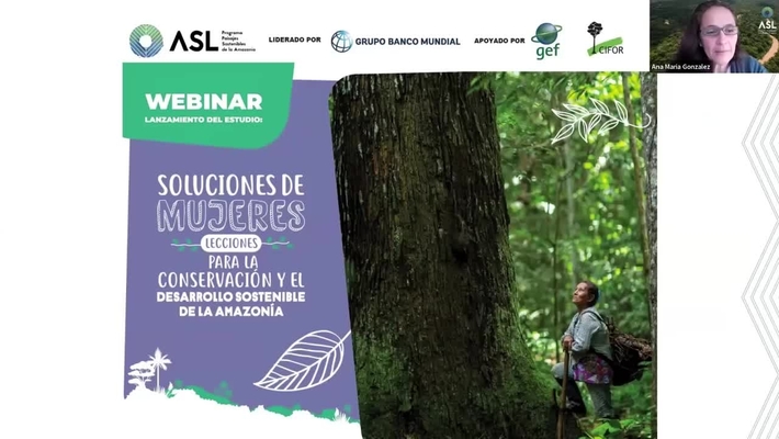 ASL Webinar - Soluciones de Mujeres en la Amazonía - 