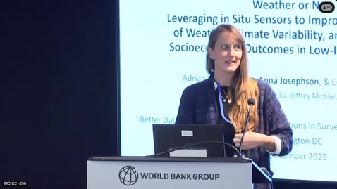 Thumbnail for Day 1 - Room C2 350 - Better Data for Better Jobs and Lives: Innovations in Survey Measurement in the Age of AI