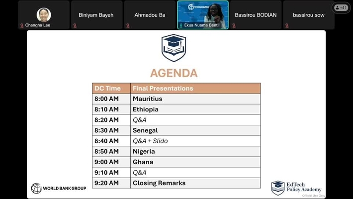 2026 EdTech Policy Academy for Africa - Final Presentation