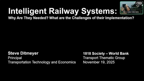 Thumbnail for Intelligent Railway Systems: Why They Are Needed and the Challenges of their Implementation