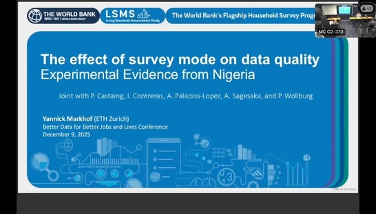 Day 2 - Room C2 370 - Better Data for Better Jobs and Lives: Innovations in Survey Measurement in the Age of AI