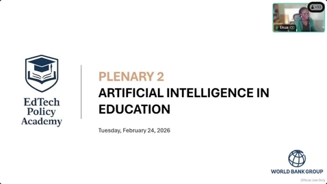 Thumbnail for 2026 EdTech Policy Academy for Africa - Panel 2