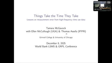 Thumbnail for Day 1 - Room C2 370 - Better Data for Better Jobs and Lives: Innovations in Survey Measurement in the Age of AI