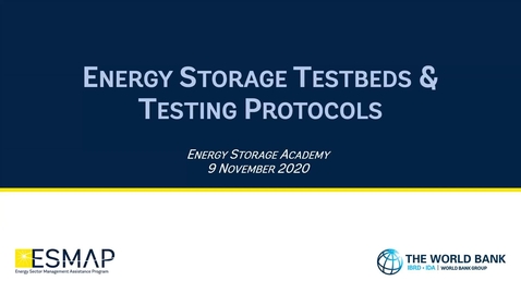 Thumbnail for entry 2nd Session WBank_Energy Storage Academy