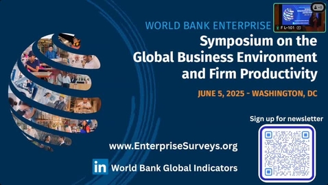 Thumbnail for World Bank Enterprise Surveys Symposium on the Global Business Environment and Firm Productivity