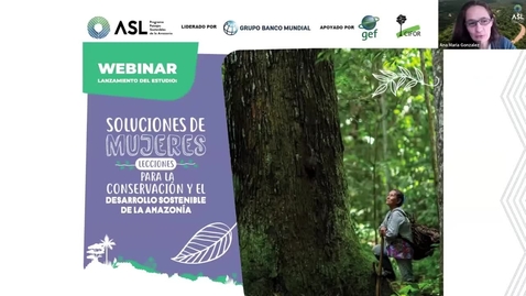 Thumbnail for entry ASL Webinar- Women´s Solutions in the Amazon