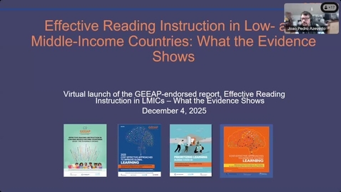 Thumbnail for Launch of the Literacy Paper