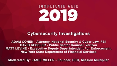 Cyber Security Investigations Video Compliance Week