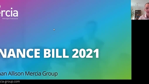 Thumbnail for Forrester Boyd - Finance Bill Update - 21 May 2021
