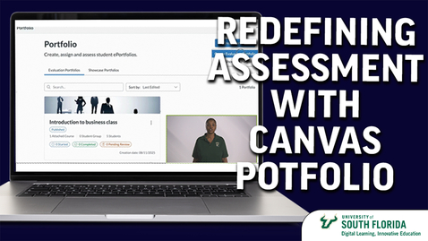 Thumbnail for Monday Minutes- Redefining Assessment with Canvas Portfolio