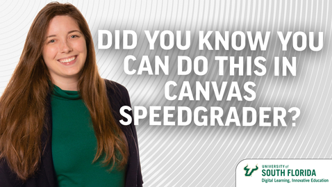 Thumbnail for Monday Minutes - Grading by Question Using Speedgrader