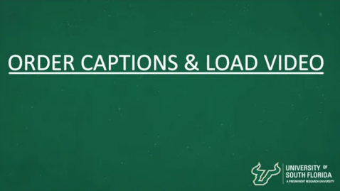 Thumbnail for entry Panopto: Order Captions and Load Video into a Canvas Page