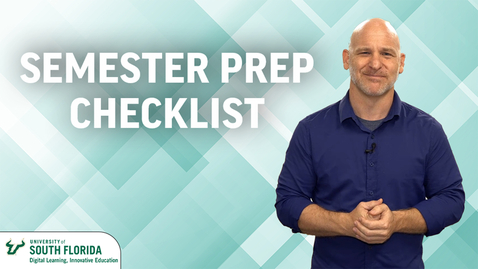 Thumbnail for Monday Minutes- Semester Prep Checklist
