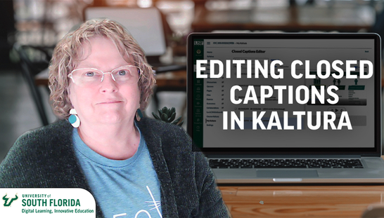 Monday Minutes - Editing Closed Captions in Kaltura 