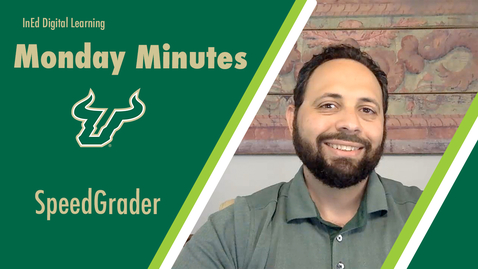 Thumbnail for entry Monday Minute - Saving Time with SpeedGrader