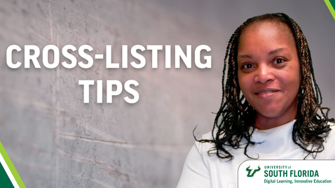 Thumbnail for Monday Minutes: Cross-listing Tips